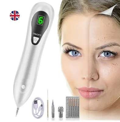 £19.99 • Buy LCD Laser Plasma Skin Tag Remover Age Spot Pen Mole Wart Tattoo Removal Machine.