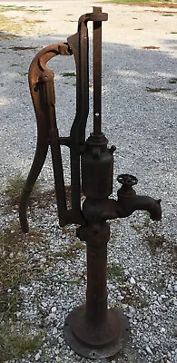 Myers Water Well Hand Pump Cast Iron Vintage Antique Cistern Fe Ashland Ohio • $187