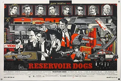 RESERVOIR DOGS - Mondo Screenprint By TYLER STOUT - Xxx/700 • $700