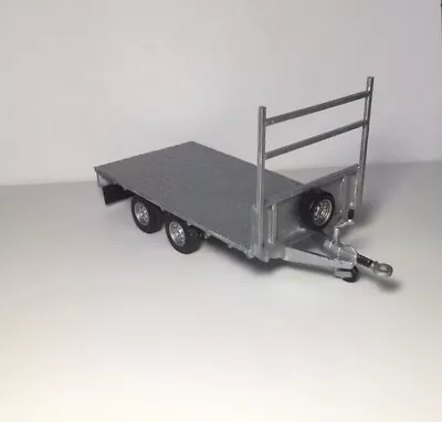 £35.99 • Buy 1/32 Ifor Williams Flat Trailer Conversion With Ladder Rack And Rear Mud Flap