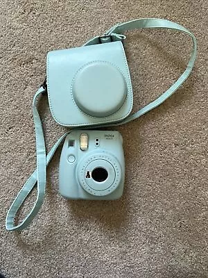 Fuji Instax Mini 9 Teal Blue Instant Film Camera With Case • $29