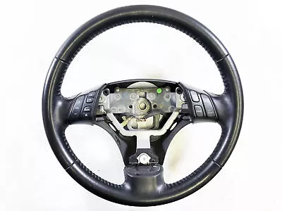 06-07 Mazdaspeed 6 3 Spoke Leather Steering Wheel Black OEM AFXX32120805  • $59.95