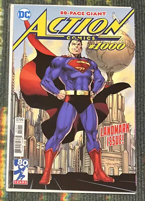 Action Comics #1000 Cover A 2018 DC Comics Sent In A Cardboard Mailer • £4.99