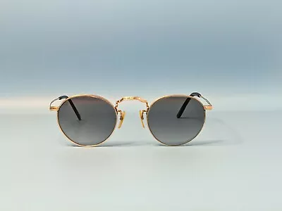 Vintage 60s Round Gold Filled Sunglasses Made In France Lennon Style #327 • $84.92