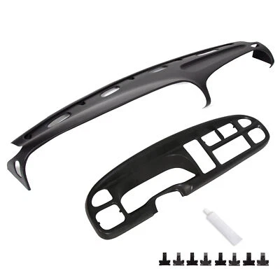 $106.90 • Buy Dash Bezel Dashboard Cover Overlay For 98 99-02 Dodge Ram 1500 2500 3500 Pickup