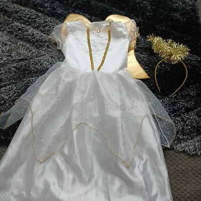 Christmas School Nativity Play Angel Fancy Dress Costume Age 5-6 Years • £5.99