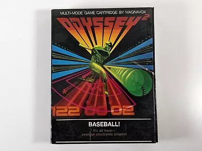 Baseball - Magnavox Odyssey 2 Game CIB Original Box Cartridge Manual • $9.99