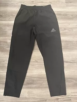 NWT Adidas Multisport Black Men'e Sizw M Tapered Leg Full Length Pants HL6900 • $40