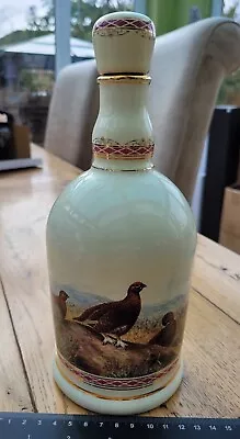 Vintage Famous Grouse Highland Decanter Bottle 24k Gold Gilding WADE Porcelain  • £35