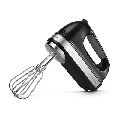 KitchenAid Artisan 9 Speed Hand Mixer 20.1 X 8.9 X 15.3cm Onyx Black Brand New • $170.99