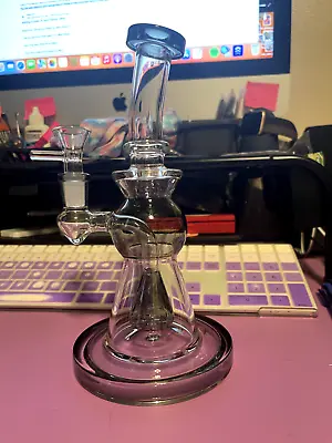 THICK 9  Showerhead Perc BONG Glass Water Pipe  • $39.99