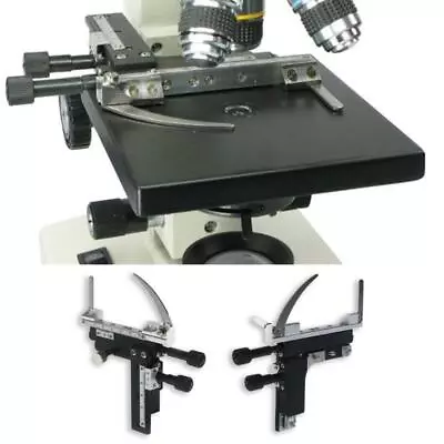 Microscope Attachable Mechanical Stage X-Y Moveable Caliper Vernier With Scale • £14.77