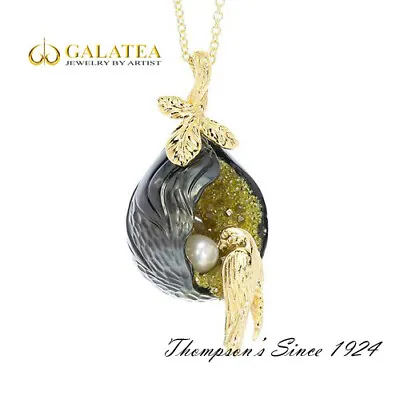 Galatea Collection: Pearltanical Garden Mothers Love Tahitian 14mm Black Pearl • $1200