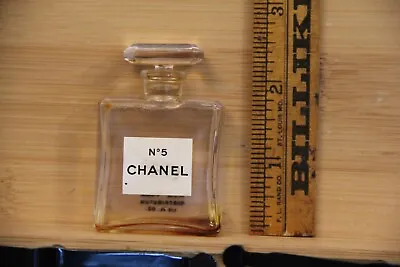 EMPTY Bottle Chanel No 5 New York Distributor 1/2 Oz Vintage • $30