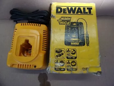 DEWALT BATTERY CHARGER       12v INPUT      DE9112-XJ NiCd & NiMH BOXED   RARE   • £25