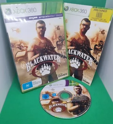 Blackwater  - Microsoft Xbox 360 -  PAL - Complete W Manual - Kinect Compatible • $8.99