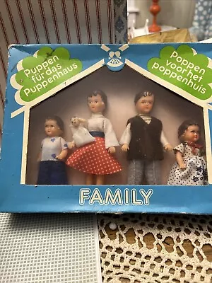 Vintage ARI Toys Germany Konigseer Puppen - Family 4 Doll Set • $5.50