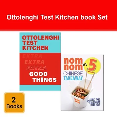 Ottolenghi Test Kitchen Extra Good Things Nom Nom Chinese Takeaway 2 Books Set • £22.99