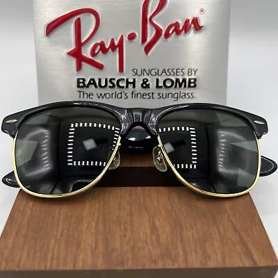 Vintage Ray Ban B&L Wayfarer Max II Ebony W1272 Excellent Sunglasses 54mm USA • $269