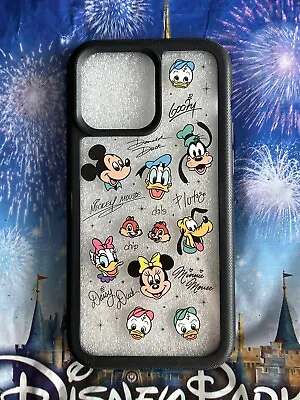 DISNEY PARKS Fab 5 Character Autograph Mickey Minnie IPHONE 13 Pro CASE New • $49.95