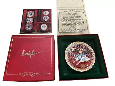 Anna Perenna P. Buckley Moss First Angel Porcelain Ornament MIB With COA • $15