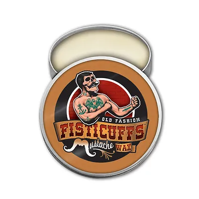 Fisticuffs Strong Hold Mustache Wax 1 OZ. Tin • $12