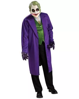 Joker Costume Mens Official DC Comics Purple Jacket Attached Shirt Mask Rubies • $77.36