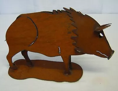 Javelina Garden Art Sculpture Hog Pig By Henry Dupere Country Farm Grannycore • $175.99