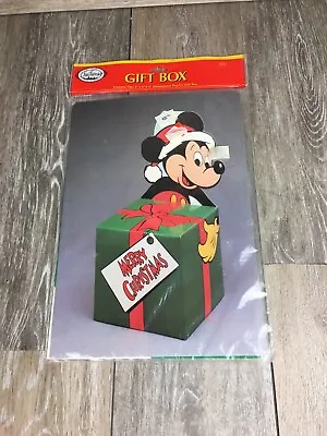 Mickey Mouse Gift Box Christmas San Francisco Box Company 4” X 4” X 4” • $6.99