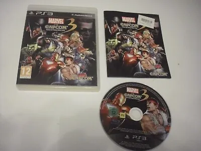 Marvel Vs Capcom 3 Fate Of Two Worlds PS3 Game Action Fighting Crossover PAL VGC • £12.95