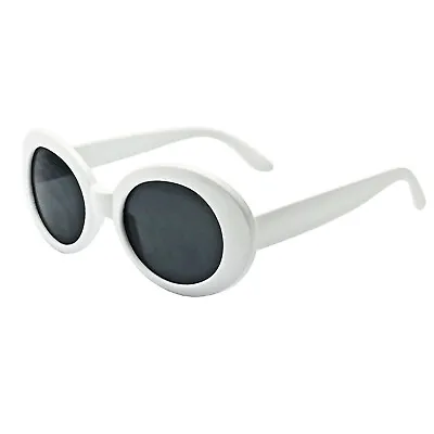 Nirvana Vintage Style Sunglasses Kurt COBAIN INDIE Round MOD Grunge Rock WHITE • $9.99