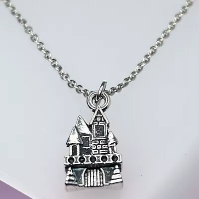 Fairytale Castle Pendant Necklace - New With Tags - Handmade Original Design • £1.99