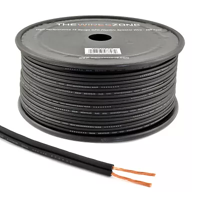 16 Gauge AWG OFC Copper Car Marine Home Audio Black Speaker Wire Cable Flexible • $36.80