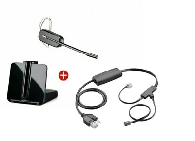 Plantronics CS540A DECT Wireless Headset System C054A CO54A + EHS AVAYA APV Cabl • $69.95