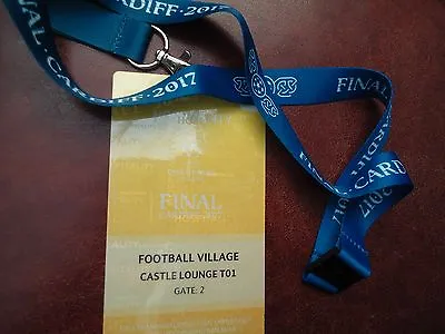 TICKET Yellow Keyholder UEFA CL Final 2017 Juventus Turin - Real Madrid #2 • £17.60