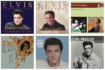 7 Good ELVIS CDs LOT Best Of Elvis PresleyAt StaxChristmasWonder Of You50's+ • $23.67