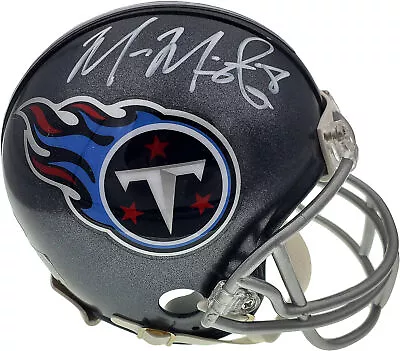 Marcus Mariota Autographed Tennessee Titans Mini Helmet Beckett Bas 138234 • $49