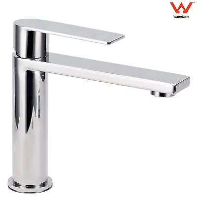 Chrome Round Basin Mixer Bathroom Cabinet Vanity Sink Tap Square Spout WELS • $66