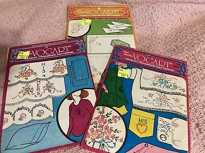 Vogart Repeat Transfer Patterns Vtg Embroidery Painting Lot/ Bundle 721 719690 • $4
