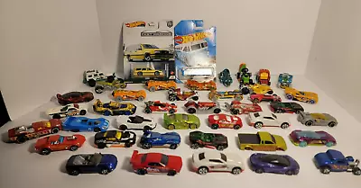 HOT WHEELS (Lot Of 41) Assorted Cars Trucks Bus Volvo Motorcycle Lawn Mower Jeep • $27