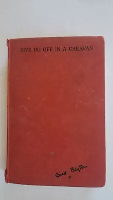 Vintage ENID BLYTON'S FIVE GO OFF IN A CARAVAN HCGC 1951 • $16