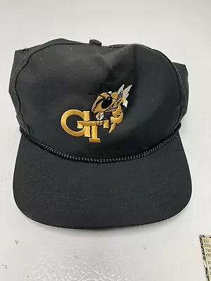 Georgia Tech Yellow Jackets Snapback Hat Vintage • $19.95