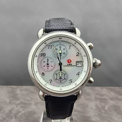 MICHELE CSX71-2000/3000 Chronograph Mother Of Pearl Watch. • $99.99