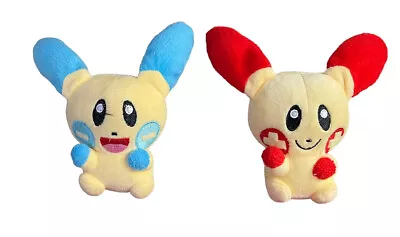 Pokemon Center Plusle 2006 & Minun 2013 Plush Set • $20.69