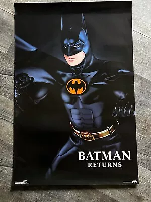 BATMAN RETURNS Vintage Poster 1992 Movie Michael Keaton DC Comics Mancave Office • $42.46