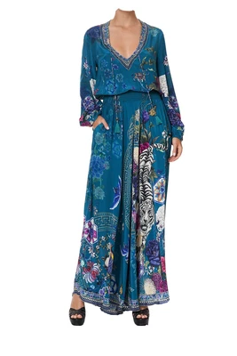 $395 • Buy Camilla Lunar Gazing Maxi Dress With Shirred Waist
