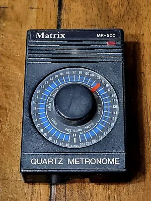 METRONOME Quartz  MATRIX Timer Music Model MR 500  • $12.95