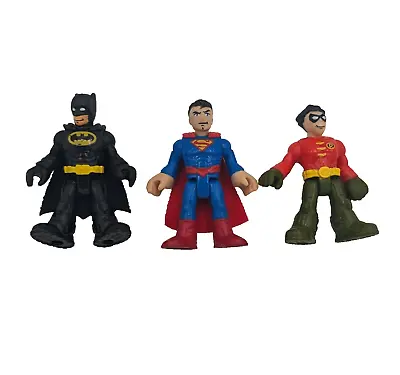 Superman Batman Robin Imaginext DC Super Friends Action Figure • $19.99
