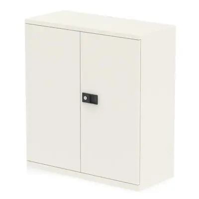 £291.15 • Buy Qube By Bisley 2 Door Stationery Cupboard With Shelf Chalk White BS0026