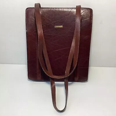 Oroton Vintage Brown Leather Handbag (O2) W#689 • $42.99